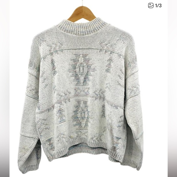 Vintage Sweaters - Vintage Southwestern Crewneck Sweater